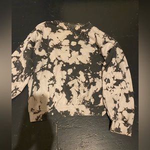 Black and white tie dye Urban Outfitters crewneck